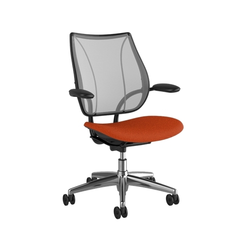 Liberty chair Polished Aluminum base - A